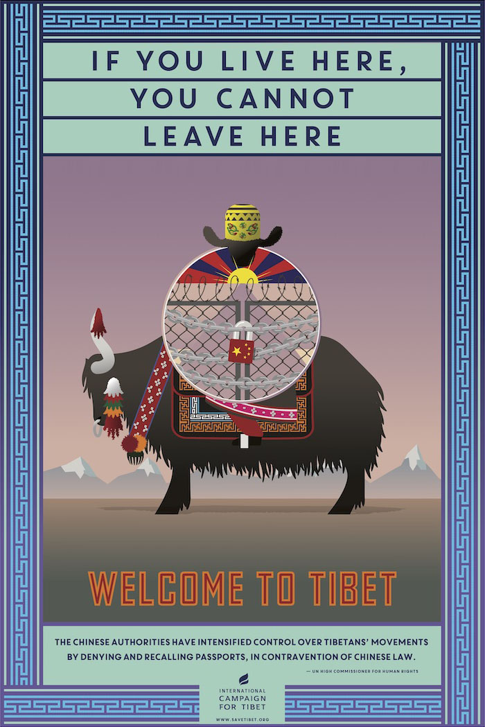 Welcome to Tibet Sign